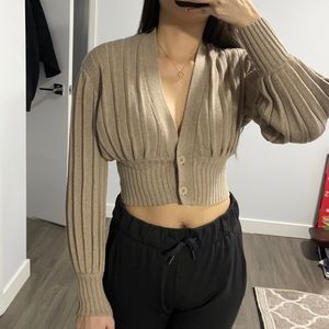 Aritzia cropped cardigan
